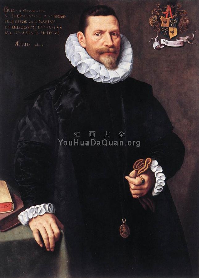 Portrait of Petrus Ricardus - 弗兰斯·普布斯